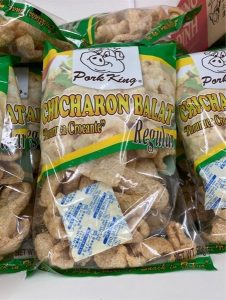 Da lợn chiên chicharon balat