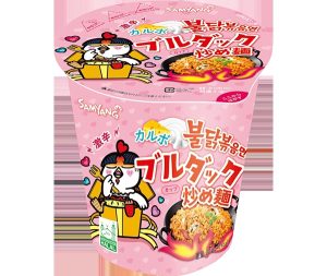 Korean Cabonara Spicy Fried Noodle /三養 カルボブルダック炒め麺 カップ 80g