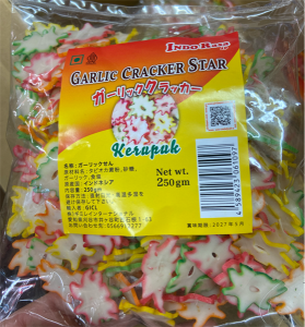 GARLIC CRACKER STAR 250g