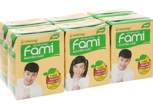 LỐC SỮA ĐẬU NÀNH FAMI NGUYÊN CHẤT/ファミ 大豆ミルク - 6個