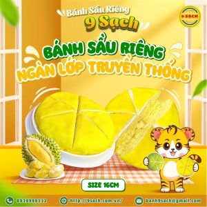 9 Sach Durian Cake 16CM