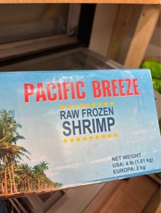 Raw Frozen Shrimp
