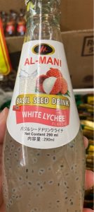 Basil lychee juice