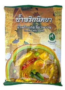green curry -グリーンカレーペースト ニッタヤ パック 500g