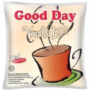 CT13 Coffee Good Day instant vanilla latté/コーヒーグッドイインデスタントバニララテ 20g