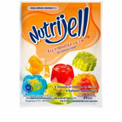 nutrijell jelly powder 15g rasa jeruk/orange